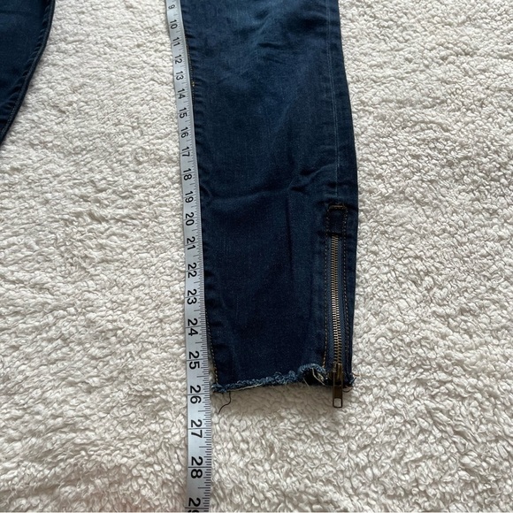 Kut from the Kloth Connie Raw Hem Ankle With Zipper Skinny Jeans Size 4 - Picture 12 of 12